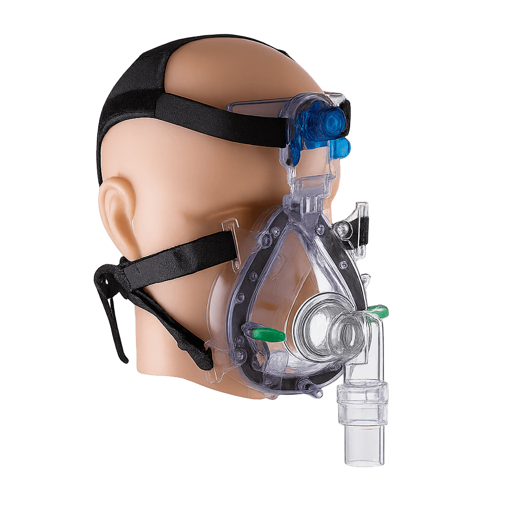 Комплект для неінвазивної вентиляції легень (NIV) Bluestar Plus HomeCare з клапаном безпеки Anti-Asphyxia, Vented (Pediatric) KM-314E